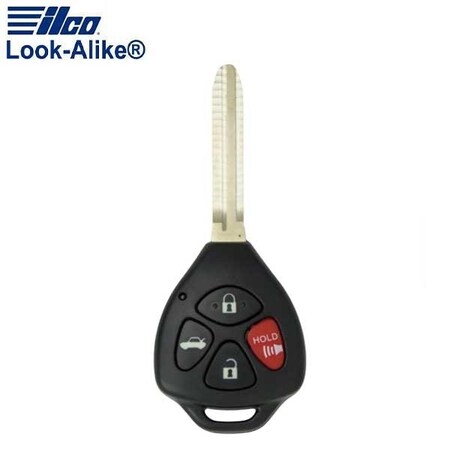 Ilco LAL RHK-TOY-4BD TOYOTA 4 BUTTON REMOTE HEAD KEY (4D-67 TRANSP.) ILCO-AX00010750